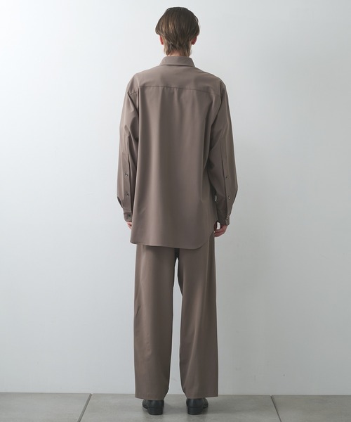 スラックス 「UJOH HOMME」Tape-Belt 1 Tuck PNT メンズ