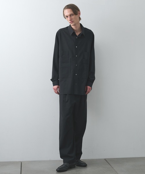 UJOH（ウジョー） スラックス 「UJOH HOMME」Tape-Belt 1 Tuck PNT