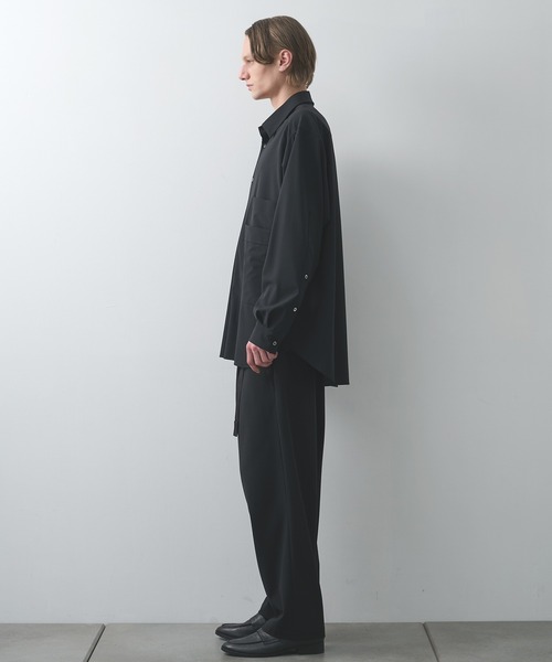 UJOH（ウジョー） スラックス 「UJOH HOMME」Tape-Belt 1 Tuck PNT