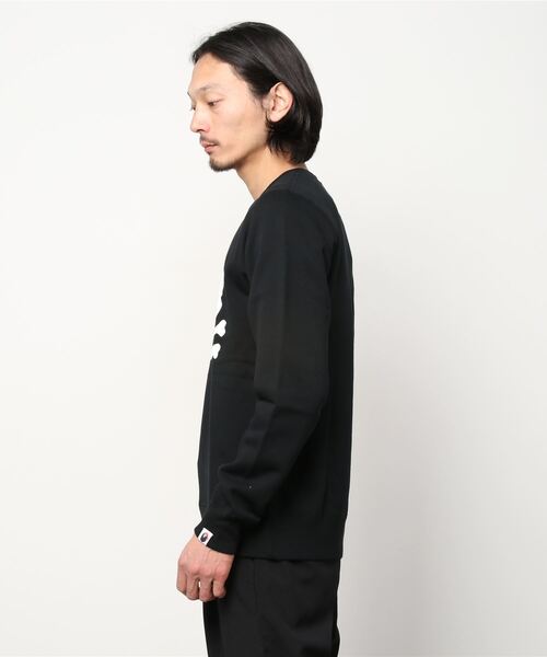 A BATHING APE（アベイシングエイプ） スウェットカットソー SMALL