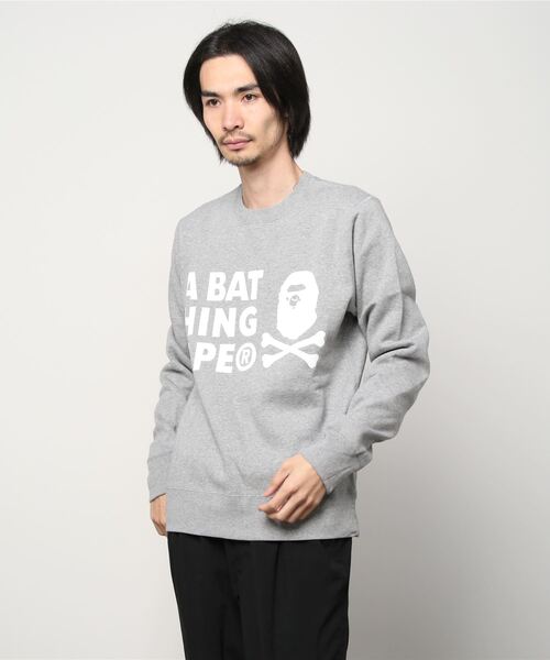 A BATHING APE（アベイシングエイプ） スウェットカットソー SMALL