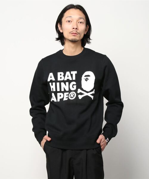 A BATHING APE（アベイシングエイプ） スウェットカットソー SMALL