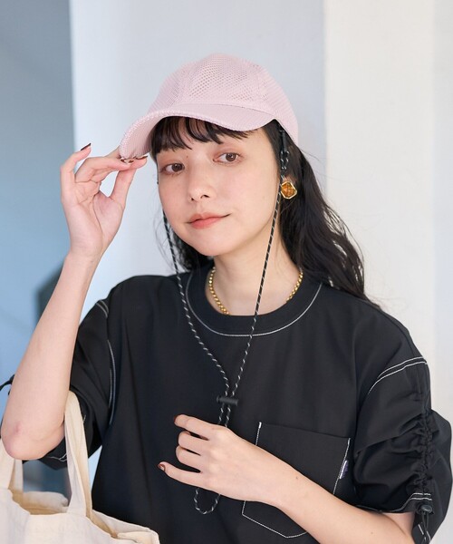 「FREAK'S STORE」 メッシュキャップ ONE SIZE ブラック レディース_画像4