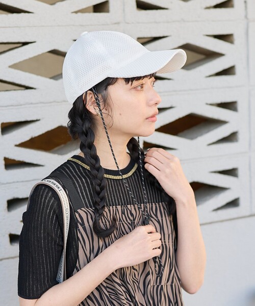 「FREAK'S STORE」 メッシュキャップ ONE SIZE ブラック レディース_画像7