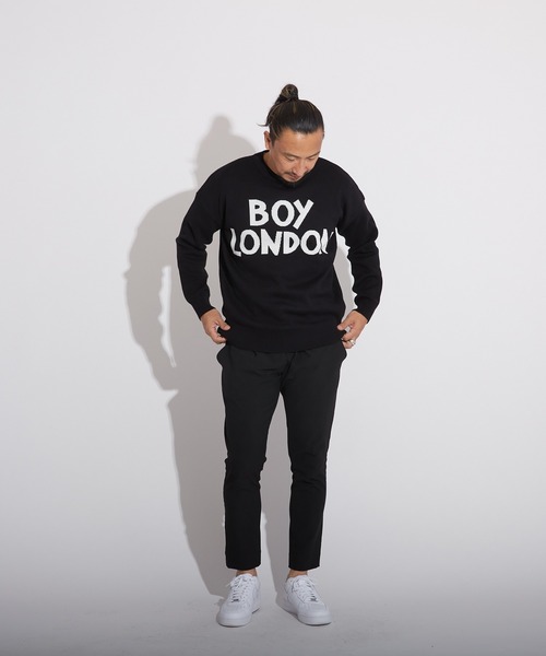 「BOY LONDON」 長袖ニット S ブラック メンズ_画像5