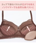 ブラジャー ショーツセット 「ラクな着け心地で...の詳細画像2