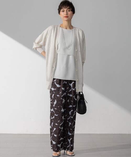 23区（ニジュウサンク） カーディガン 38 ベージュ レディース