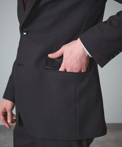 「TETE HOMME」 セットアップ MEDIUM ブラック メンズ_画像4