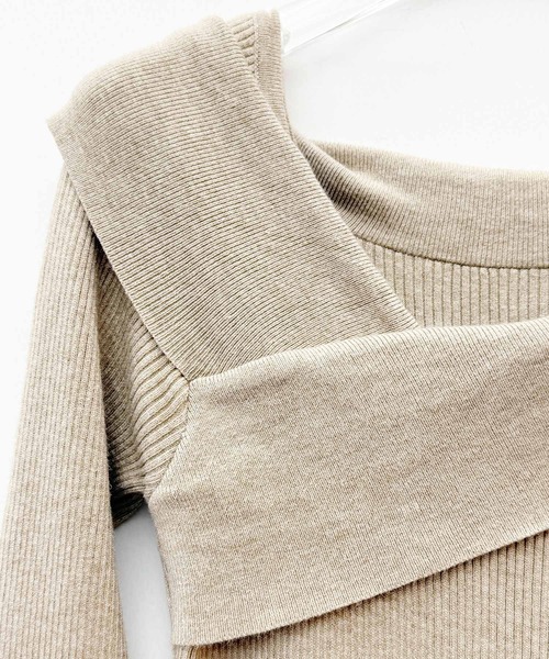 「SAISON DE PAPILLON」 ニットワンピース M ブラック レディース_画像5