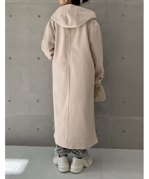 「Re:EDIT」 ダッフルコート MEDIUM イエロー レディース_画像5