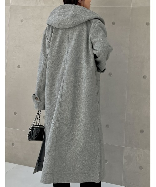 「Re:EDIT」 ダッフルコート MEDIUM イエロー レディース_画像7