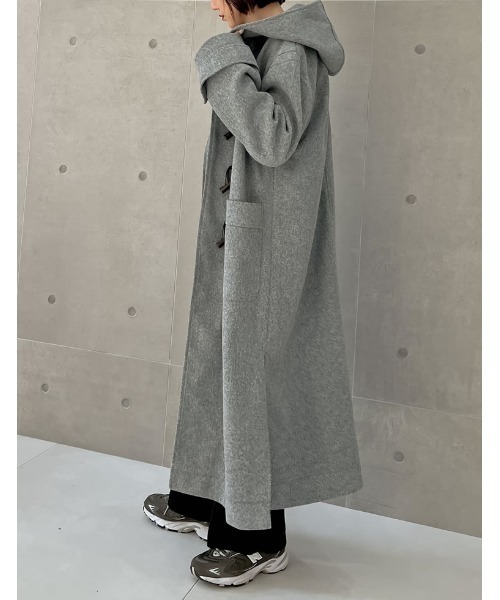 「Re:EDIT」 ダッフルコート MEDIUM イエロー レディース_画像9