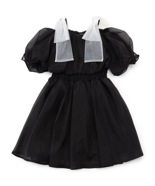 「algy」 「KIDS」半袖ワンピース SMALL ブラック キッズ_画像7
