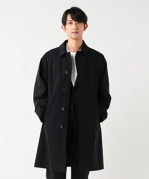 【超美品】撥水ステンカラーコート Mサイズ　ベージュ　BEAMS HEART BEAMS HEART（ビームス ハート） ステンカラーコート 50(XL) ネイビー