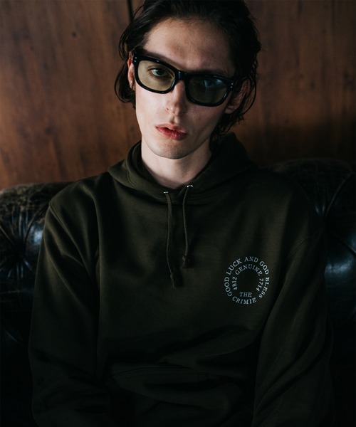 「CRIMIE」 プルオーバーパーカー L グリーン メンズ_画像9