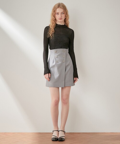 「DEICY」 ミニスカート 0 ネイビー レディース_画像7