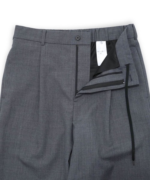 ATON（エイトン） スラックス WOOL TROPICAL LOOSE FIT PANTS メンズ