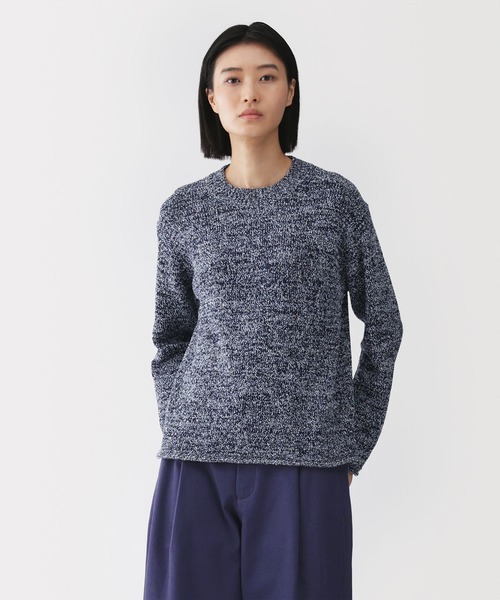 MUJI Labo ニット セーター 「MUJI Labo」婦人 コットン混ブークレ