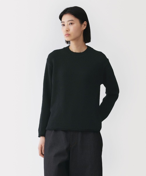 MUJI Labo ニット セーター 「MUJI Labo」婦人 コットン混ブークレ