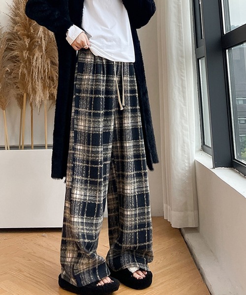 「meJane」 イージーパンツ S ネイビー レディース_画像2