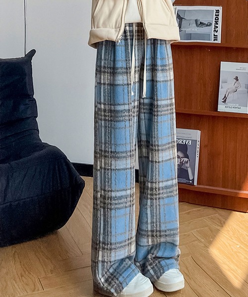 「meJane」 イージーパンツ S ネイビー レディース_画像6