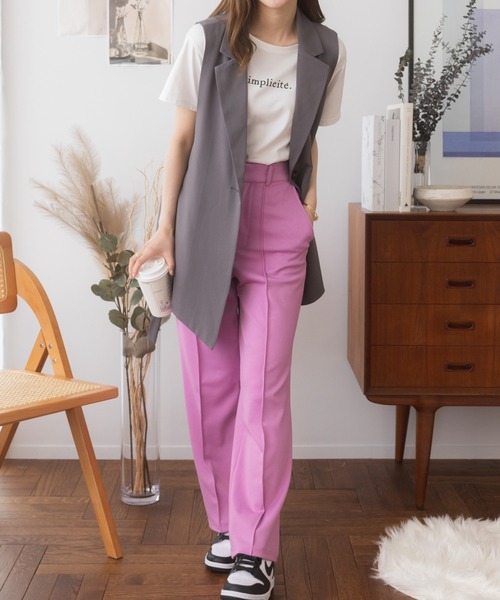 「Ada.」 ベスト FREE アイボリー レディース_画像2