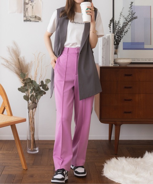 「Ada.」 ベスト FREE アイボリー レディース_画像6