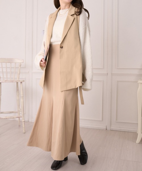 「Ada.」 ベスト FREE アイボリー レディース_画像9