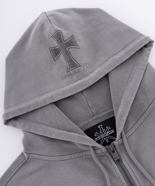 UNKNOWN LONDON（アンノウンロンドン） ジップアップパーカー M グレー