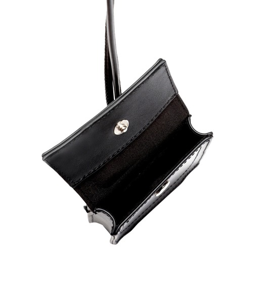 【新品】ZUCCA ブラック ケース・小銭入れ ストラップ付き ZUCCa（ズッカ） コインケース CHAINETTE BAG / バッグ : ZOZOTOWN