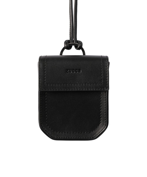 【新品】ZUCCA ブラック ケース・小銭入れ ストラップ付き ZUCCa（ズッカ） コインケース CHAINETTE BAG / バッグ : ZOZOTOWN