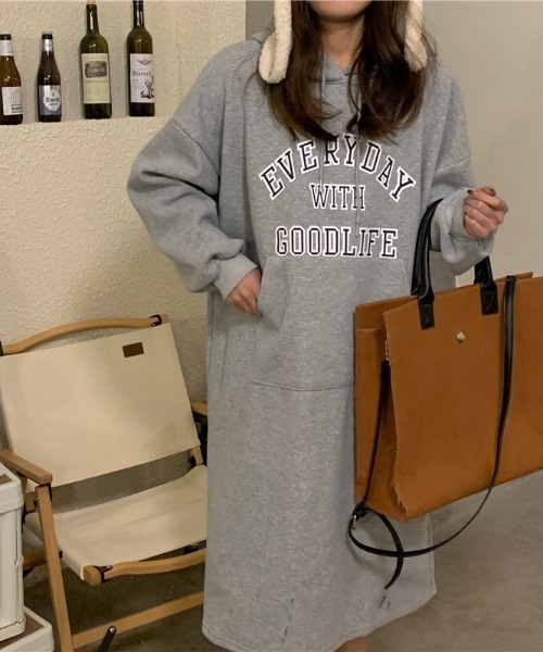 「almo」 「burlesque」長袖ワンピース FREE ブラック レディース_画像6