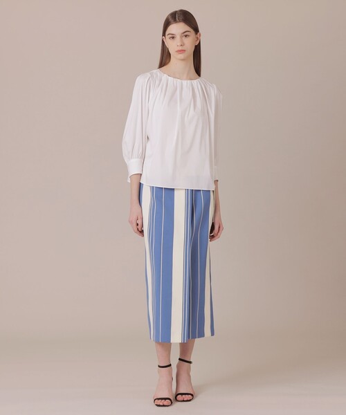 「MACKINTOSH LONDON」 7分袖ブラウス 40 ブルー レディース_画像2