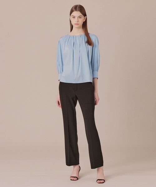「MACKINTOSH LONDON」 7分袖ブラウス 40 ブルー レディース_画像3