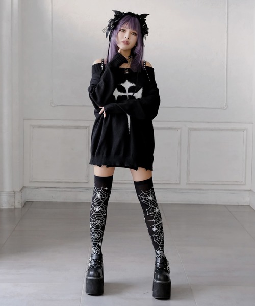 「Diable baiser」 ニットワンピース LARGE ホワイト レディース_画像6