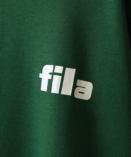 「FILA」 スウェットカットソー X-LARGE ブルー レディース_画像5