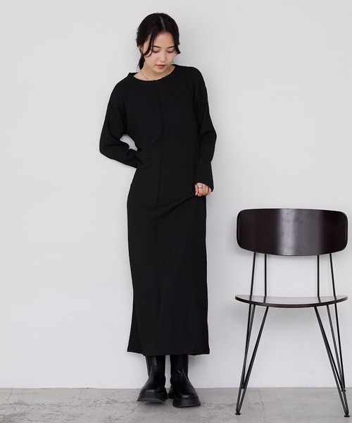 「forksy.」 コンビワンピース FREE チャコールグレー レディース_画像7