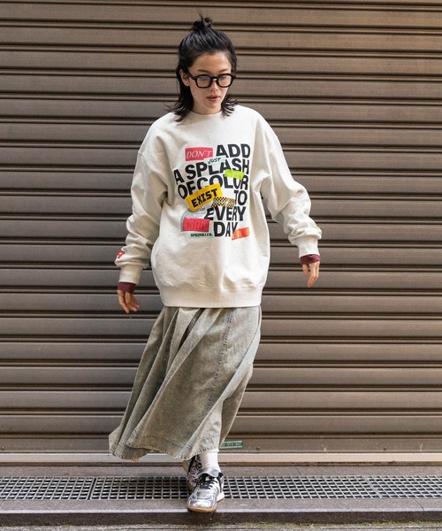 FISHS EDDY（フィッシュエディ） スウェットカットソー MEDIUM オフ