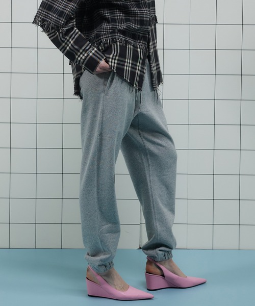 「MAISON SPECIAL」 スウェットパンツ 36 ダークパープル レディースの画像