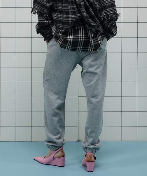「MAISON SPECIAL」 スウェットパンツ 36 ダークパープル レディースの画像