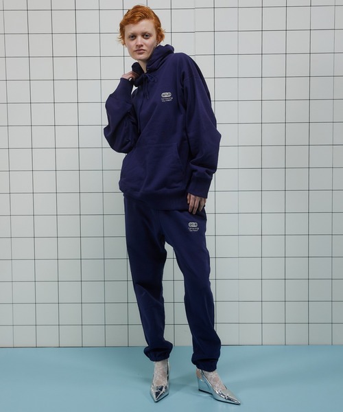 「MAISON SPECIAL」 スウェットパンツ 36 ダークパープル レディースの画像