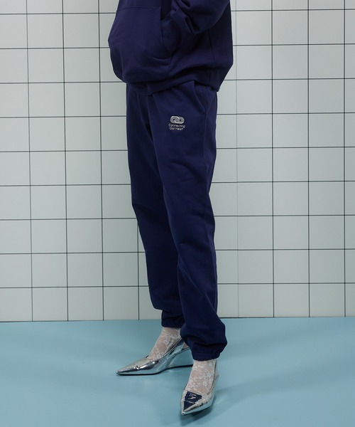 「MAISON SPECIAL」 スウェットパンツ 36 ダークパープル レディースの画像