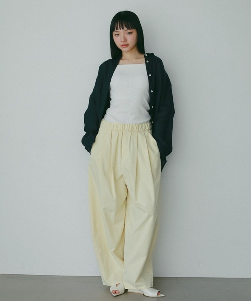 パンツ 「シーズンレスに活躍！」コクーンボリュームパンツ2 レディースの画像