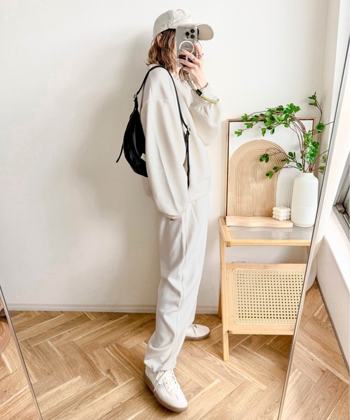 Cura Closet セットアップ 「ema.217 select」ハーフジップ＆カーブ
