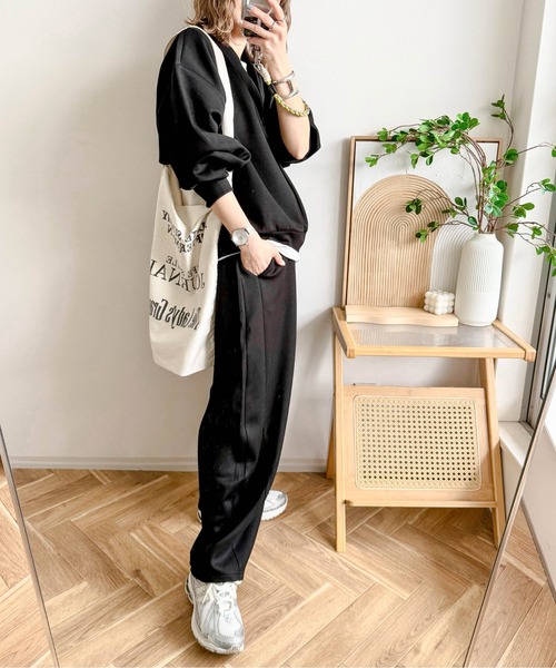 Cura Closet セットアップ 「ema.217 select」ハーフジップ＆カーブ
