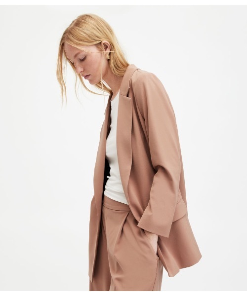 「ALLSAINTS」 テーラードジャケット 4 ブラウン系その他 レディースの画像