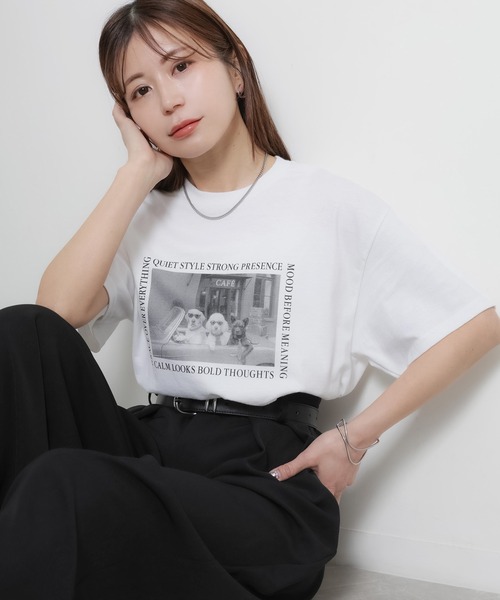 Riberry（リベリー） tシャツ 半袖 アソートアニマルフォトプリント 