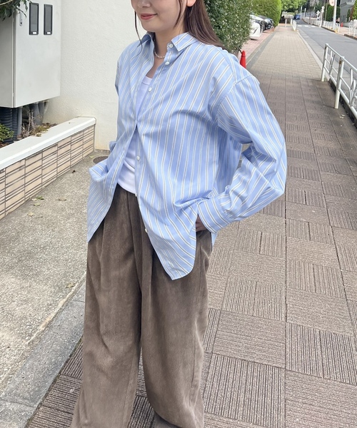 「JOURNAL STANDARD」 イージーパンツ 36 ホワイト×ホワイト レディースの画像