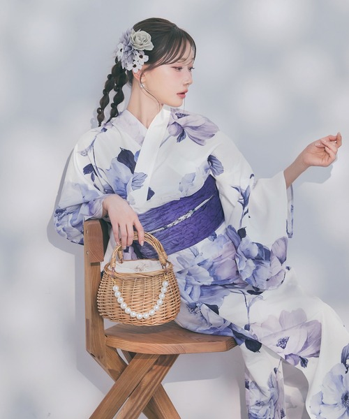 sugar nine 浴衣 一人で簡単に着付けができる セパレート浴衣4点セット