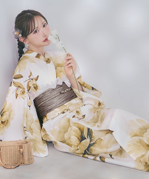 sugar nine 浴衣 一人で簡単に着付けができる セパレート浴衣4点セット